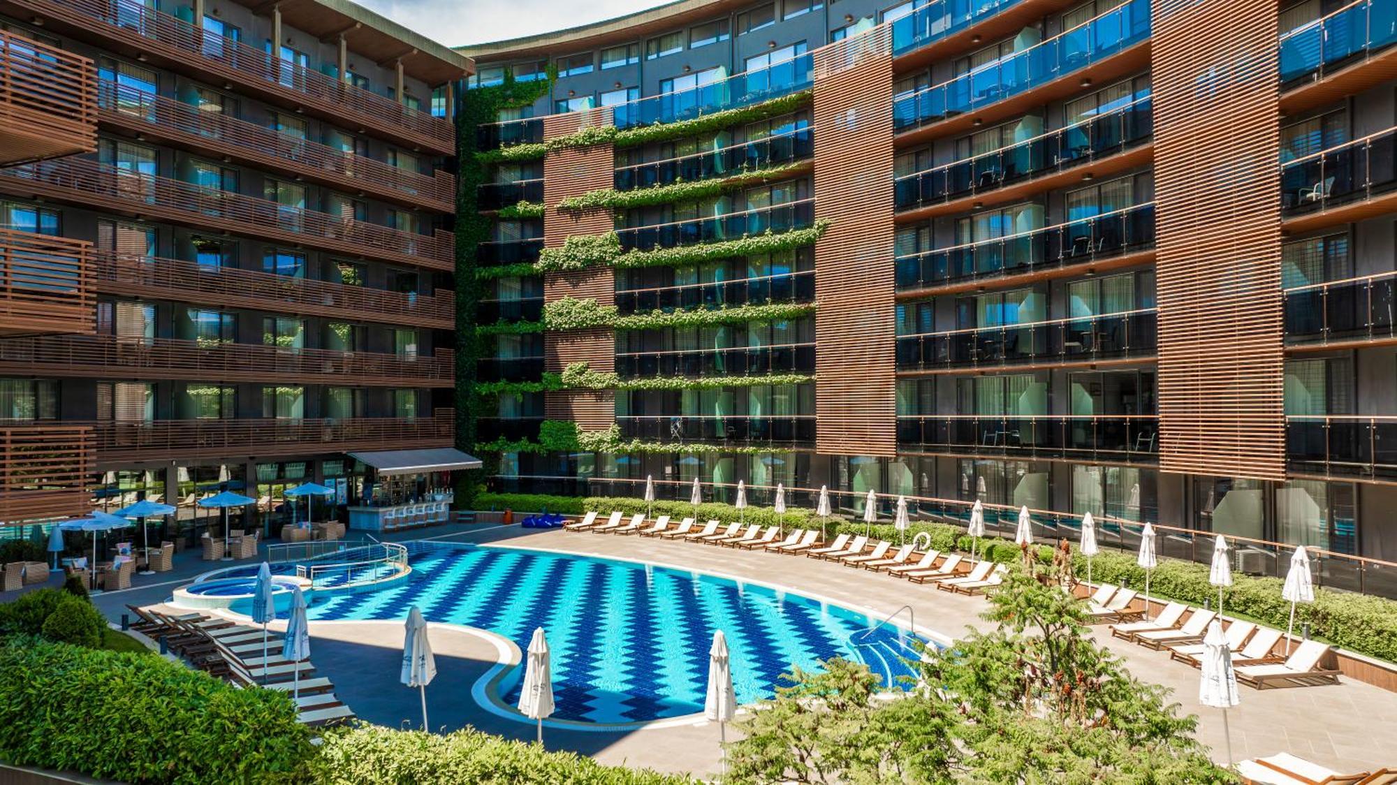 Galeon Residence & Spa Sunny Beach Exterior foto